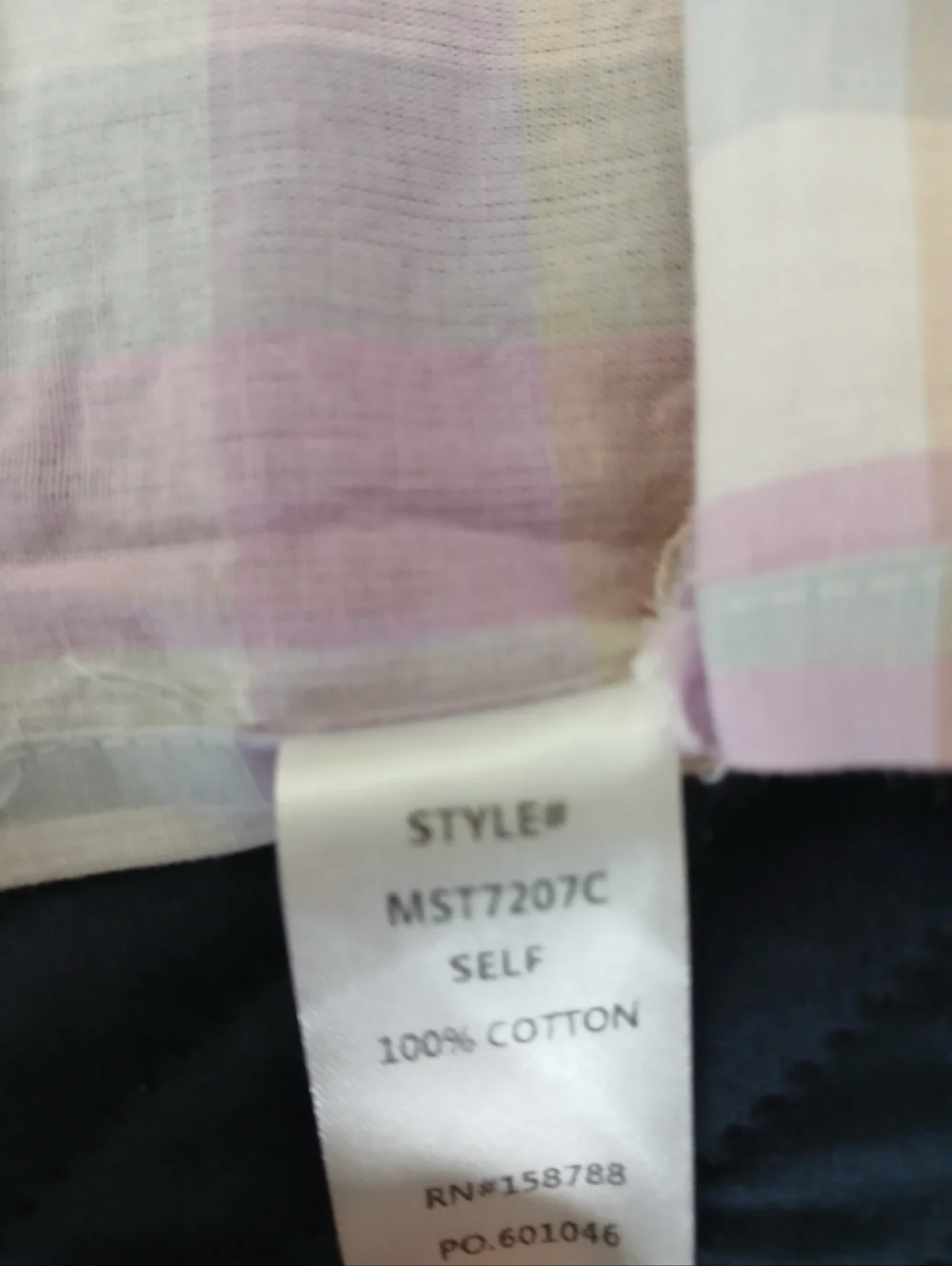 MABLE Pastel Plaid - Two-Piece Set Size S - Picture 5 of 5
